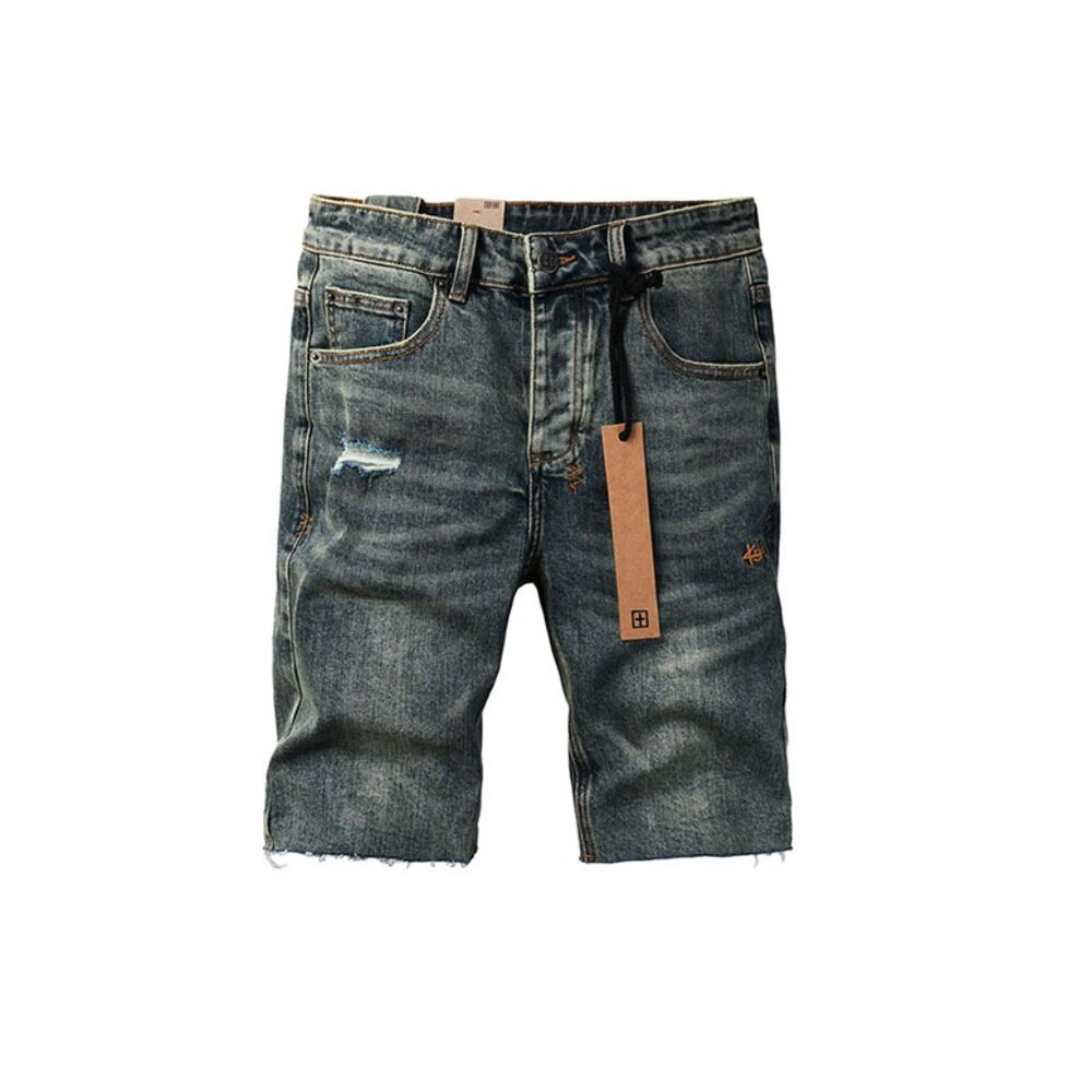Ksubi Distressed Denim Shorts